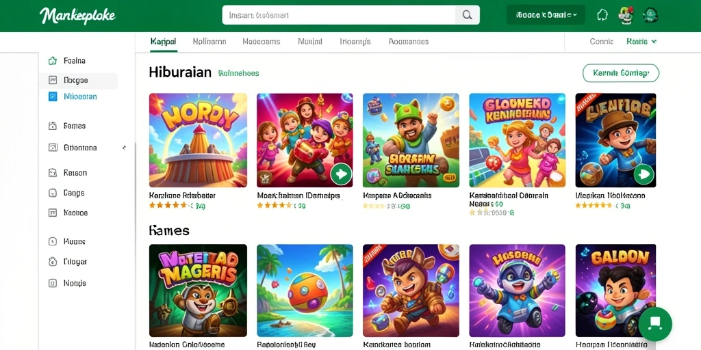 Screenshot dari permainan yang sedang berlangsung.