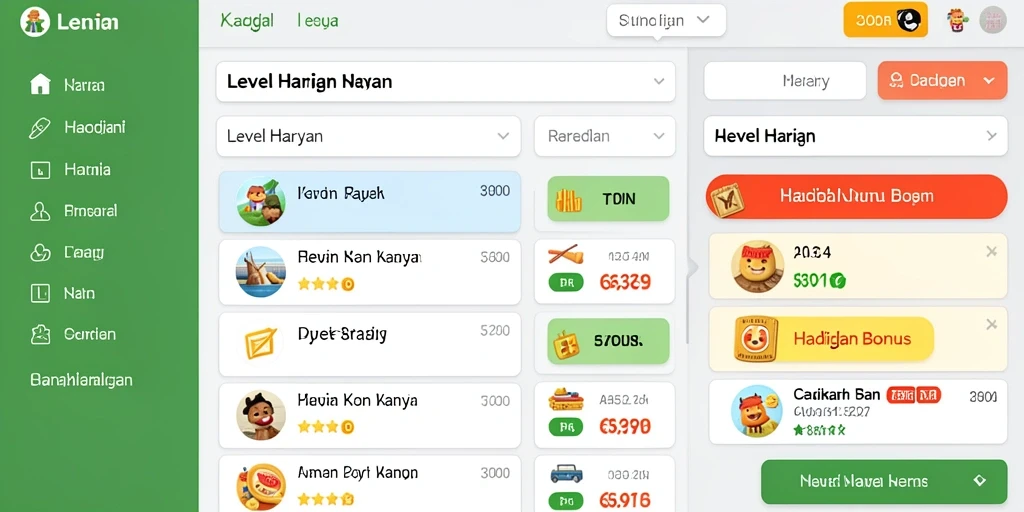 Fitur bonus yang melimpah dan menarik.